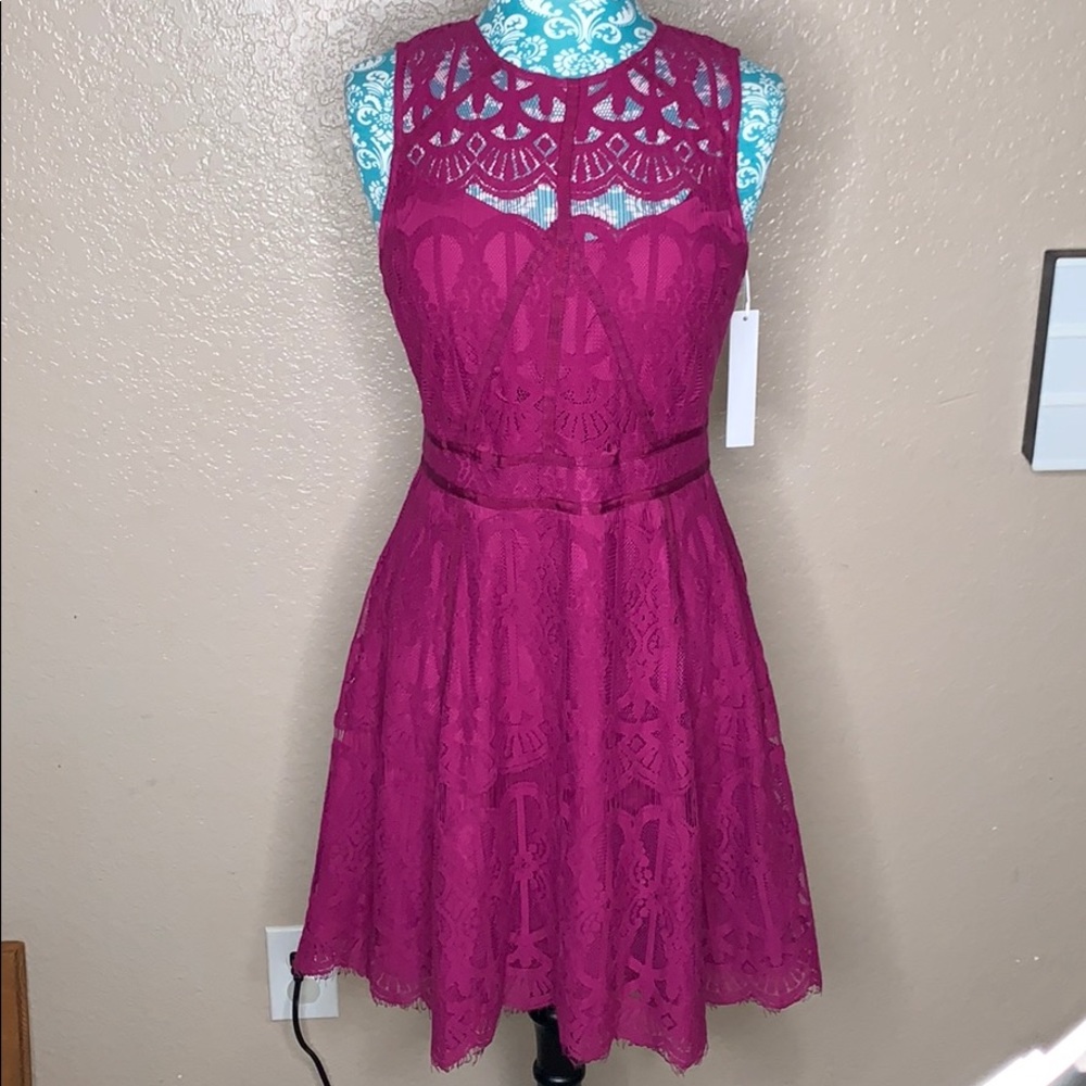 Adelyn Rae Lace Dress Large